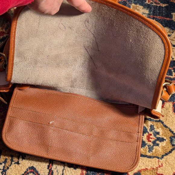 Dooney & Bourke Pebble Grain Crossbody bag, Bone & Caramel - Picture 11 of 15